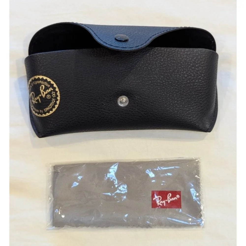 Ray-Ban Black Sunglasses Case With Wiping Cloth